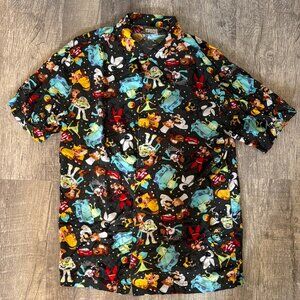 Disneyland Pixar Fest Authentic Button-Up Shirt - Pixar Characters